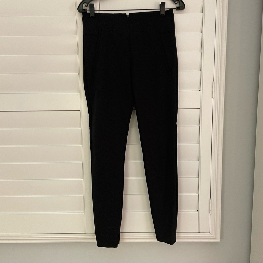 By Malene Birger Ankle Pants Skinny with Back Zip Black Size EU 34